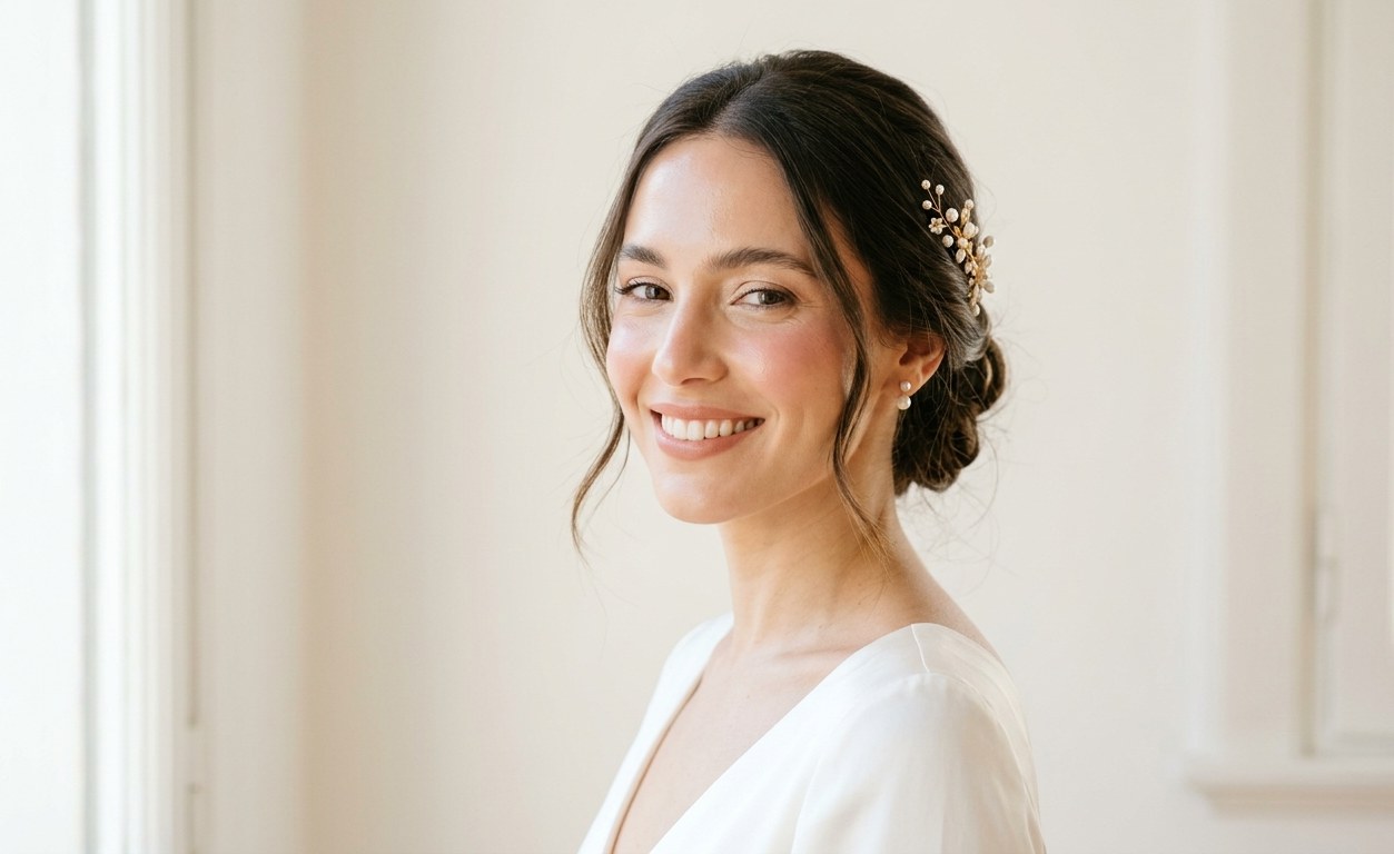 Maquillaje de novia de día tendencia 2026 glass skin luminoso piel natural look nupcial Argentina