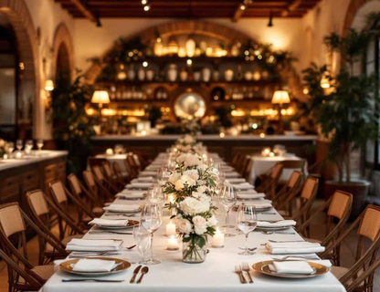 Restaurantes para casamientos y eventos