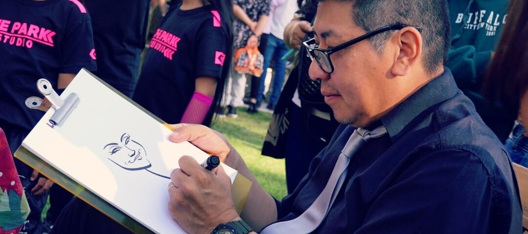 Caricaturas en vivo Roby - Portada