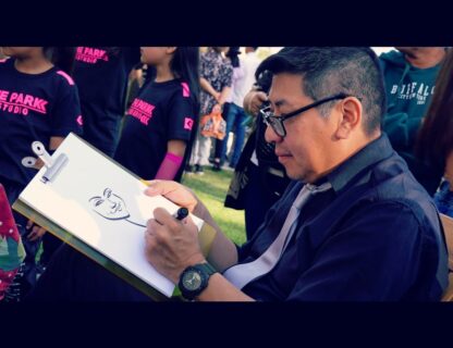 Caricaturas en vivo Roby