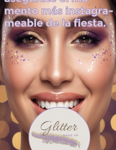 Glitter make up - Portada