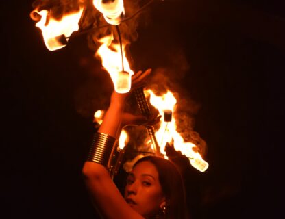 Ariadna – Shows visuales – Fuego, LED y danza