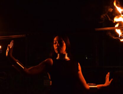 Ariadna – Shows visuales – Fuego, LED y danza