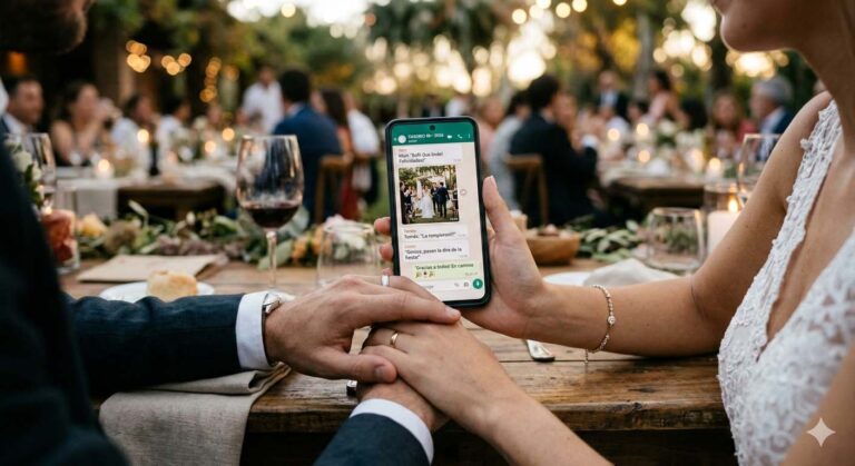 Frases cortas de amor para grupos y estados de WhatsApp de casamientos