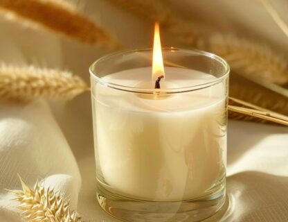Blossom Gold Candles