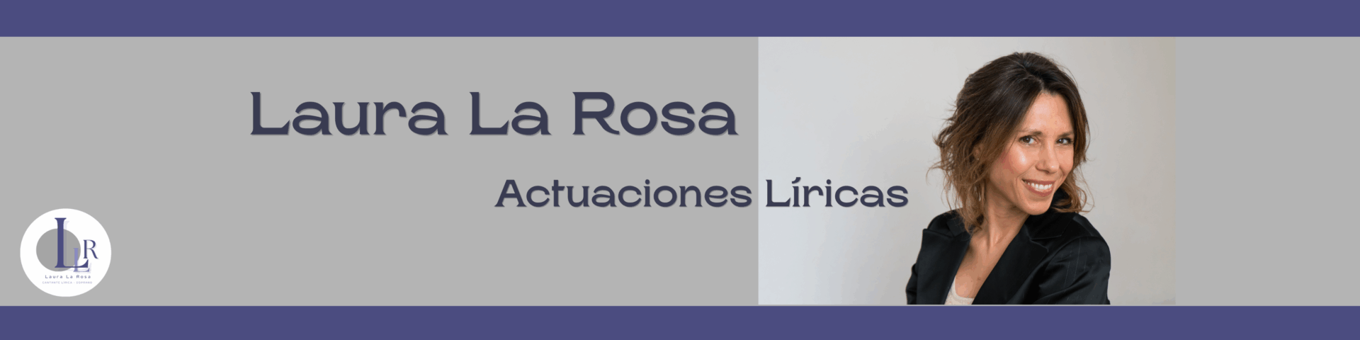 Laura La Rosa Soprano (cantante lirica) - Portada