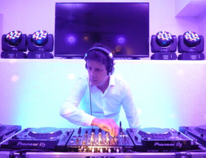 Disc jockey Miguel Angel del Cerro