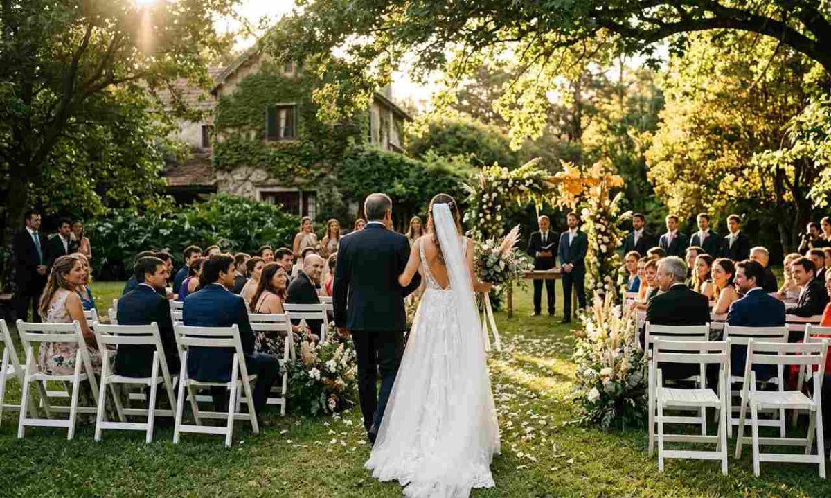 Casamientos de día al aire libre: claves y plan B