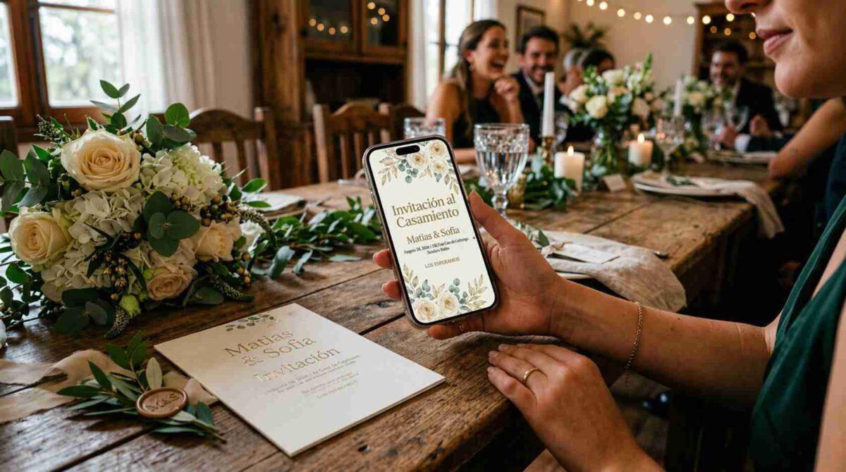 Invitaciones digitales y web de casamiento: pros, contras y cómo gestionar el RSVP