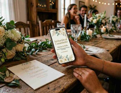Invitaciones digitales y web de casamiento: pros, contras y cómo gestionar el RSVP
