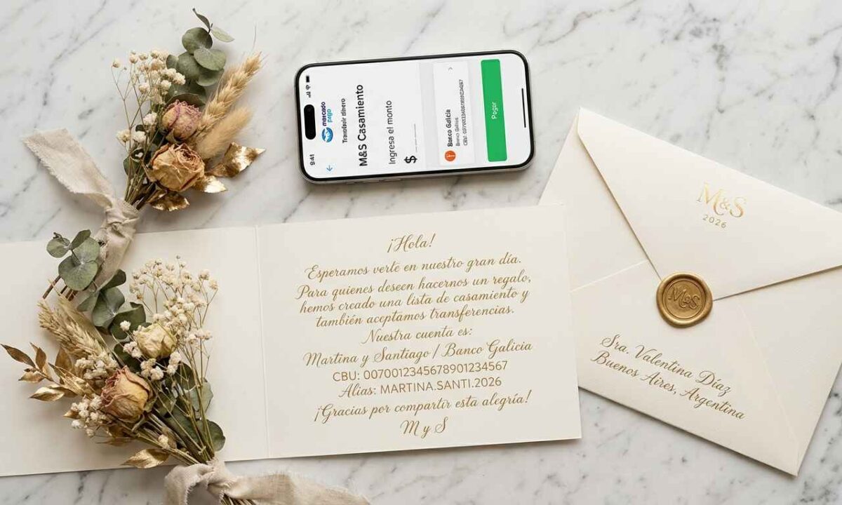 Cómo pedir dinero como regalo de casamiento en la invitación sin ofender a nadie