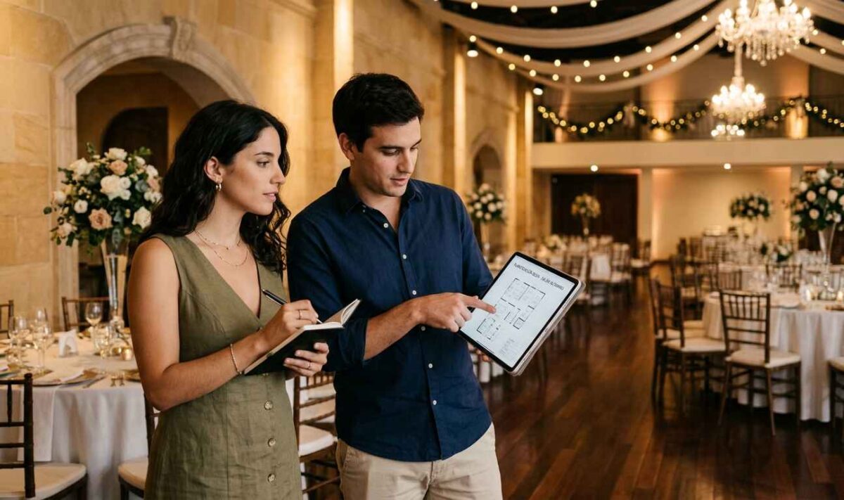 Checklist: 15 preguntas críticas que tenés que hacer antes de señar cualquier salón de casamiento
