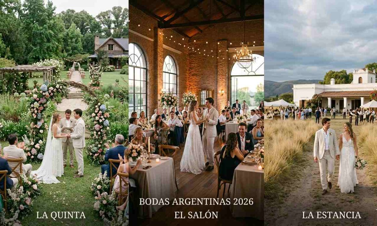 Quinta vs. Salón vs. Estancia: guía para elegir el espacio ideal para tu casamiento