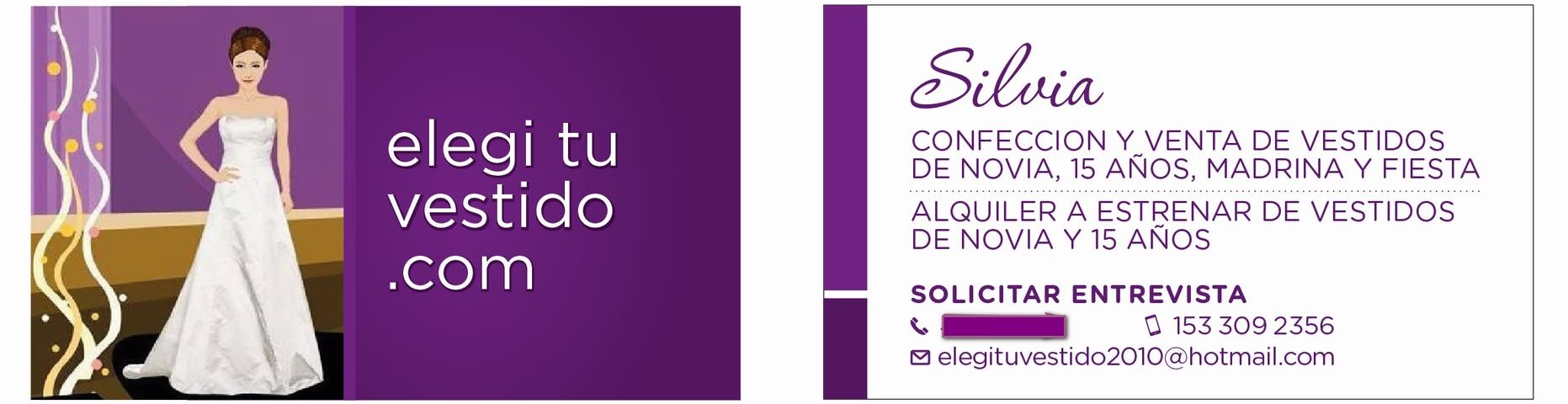 Elegí tu vestido.com - Portada