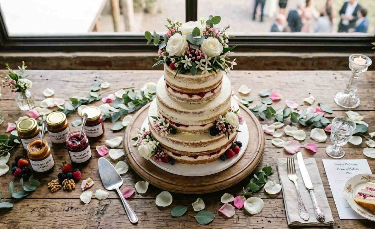 Tortas para bodas: tendencias 2026 en diseño, pisos y rellenos
