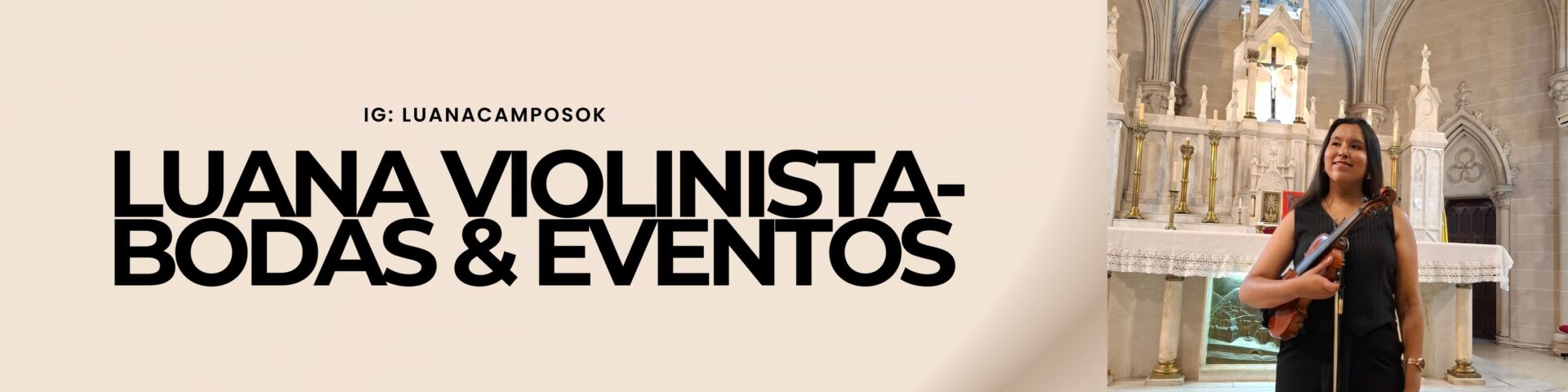 Luana Violinista-Bodas & Eventos - Portada