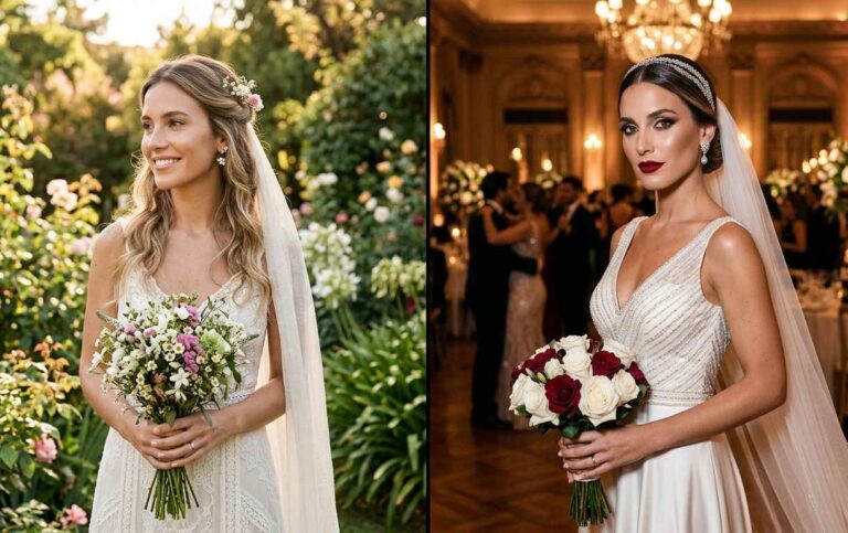 Maquillaje para novias 2026: tendencias de día vs. de noche