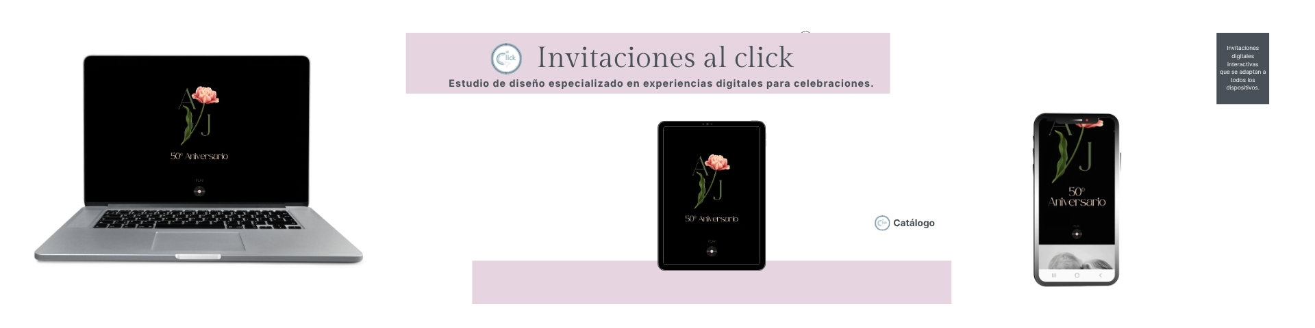 Invitaciones al click - Portada