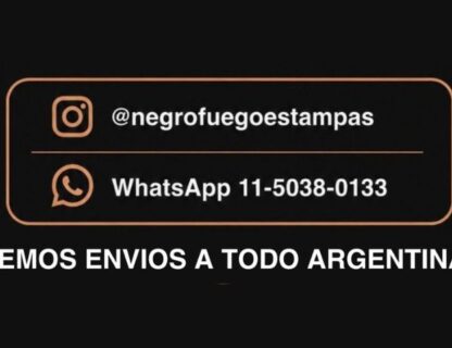 Negro Fuego estampas