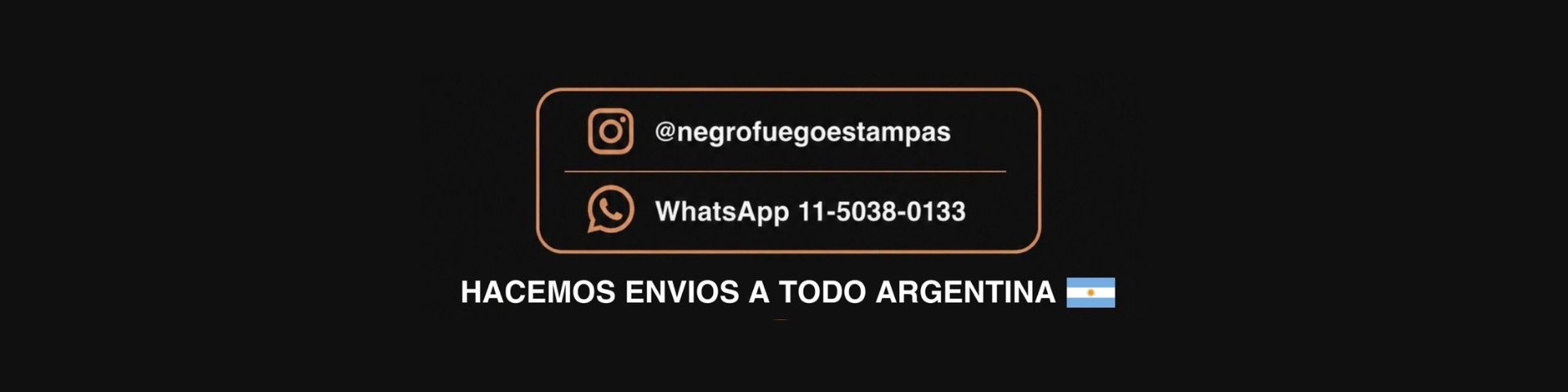 Negro Fuego estampas - Portada