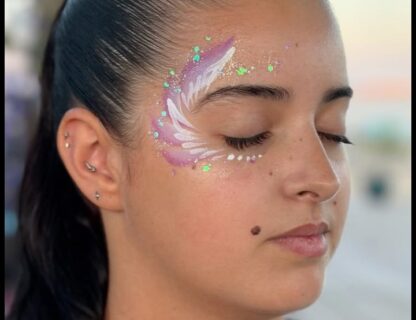 Halo Glitter y make up